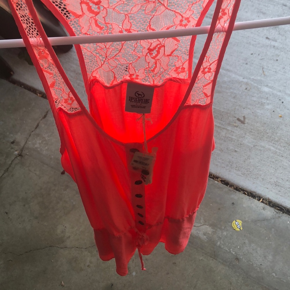 Pink Victoria’s Secret romper